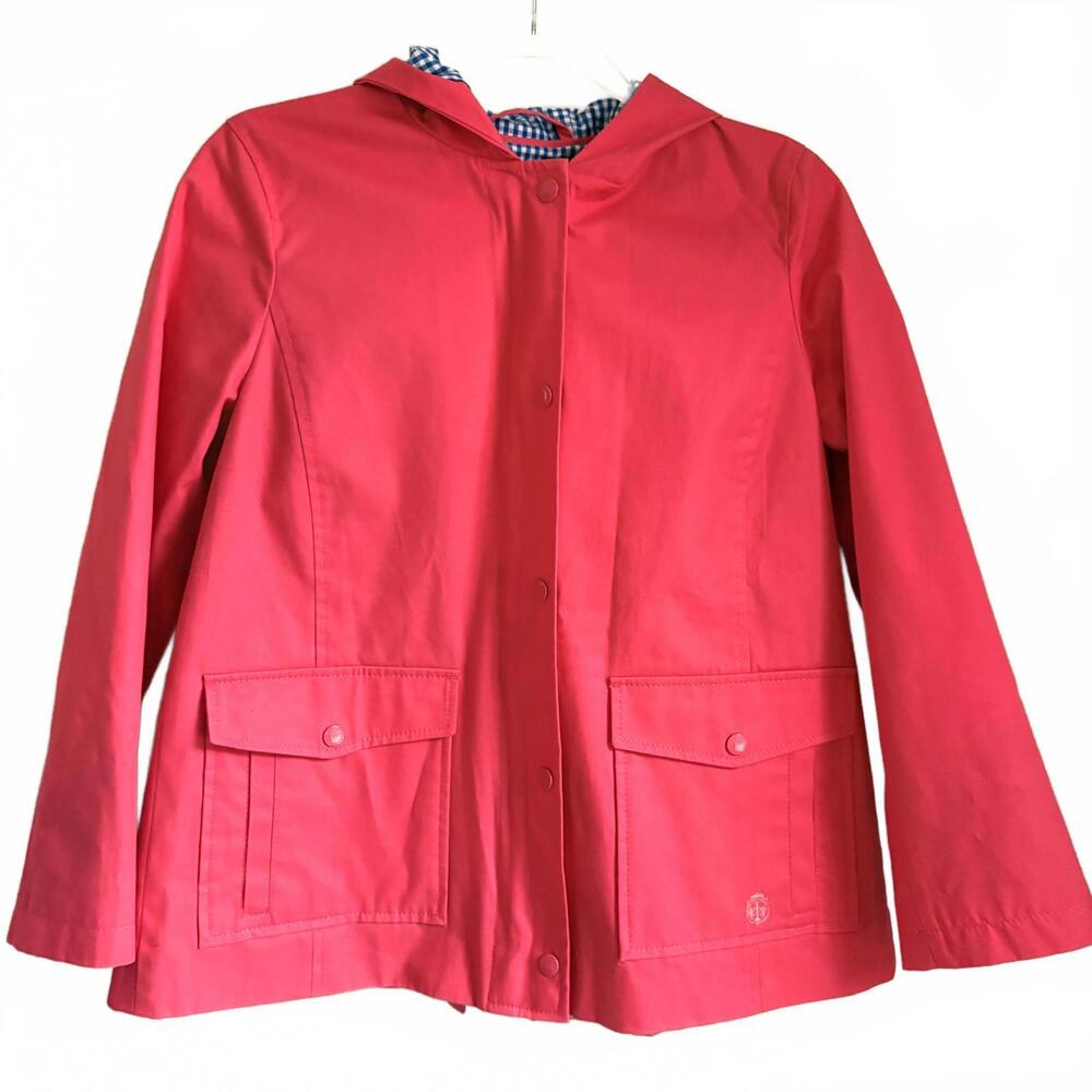 Talbots | NWOT Women’s Coral Pink Medium Weight Hooded Jacket Size SP